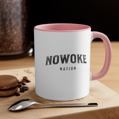 NoWoke Nation Accent Coffee Mug, 11oz