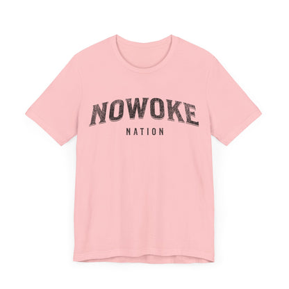 NoWoke Tshirt Alt Unisex Jersey Short Sleeve Tee