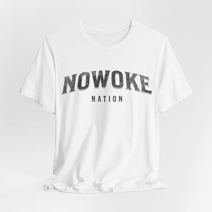 NoWoke Tshirt Alt Unisex Jersey Short Sleeve Tee