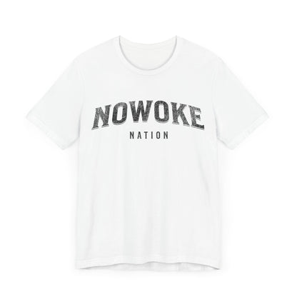 NoWoke Tshirt Alt Unisex Jersey Short Sleeve Tee