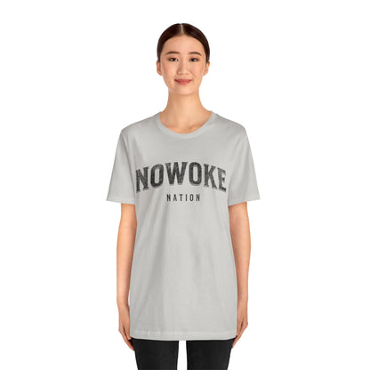 NoWoke Tshirt Alt Unisex Jersey Short Sleeve Tee