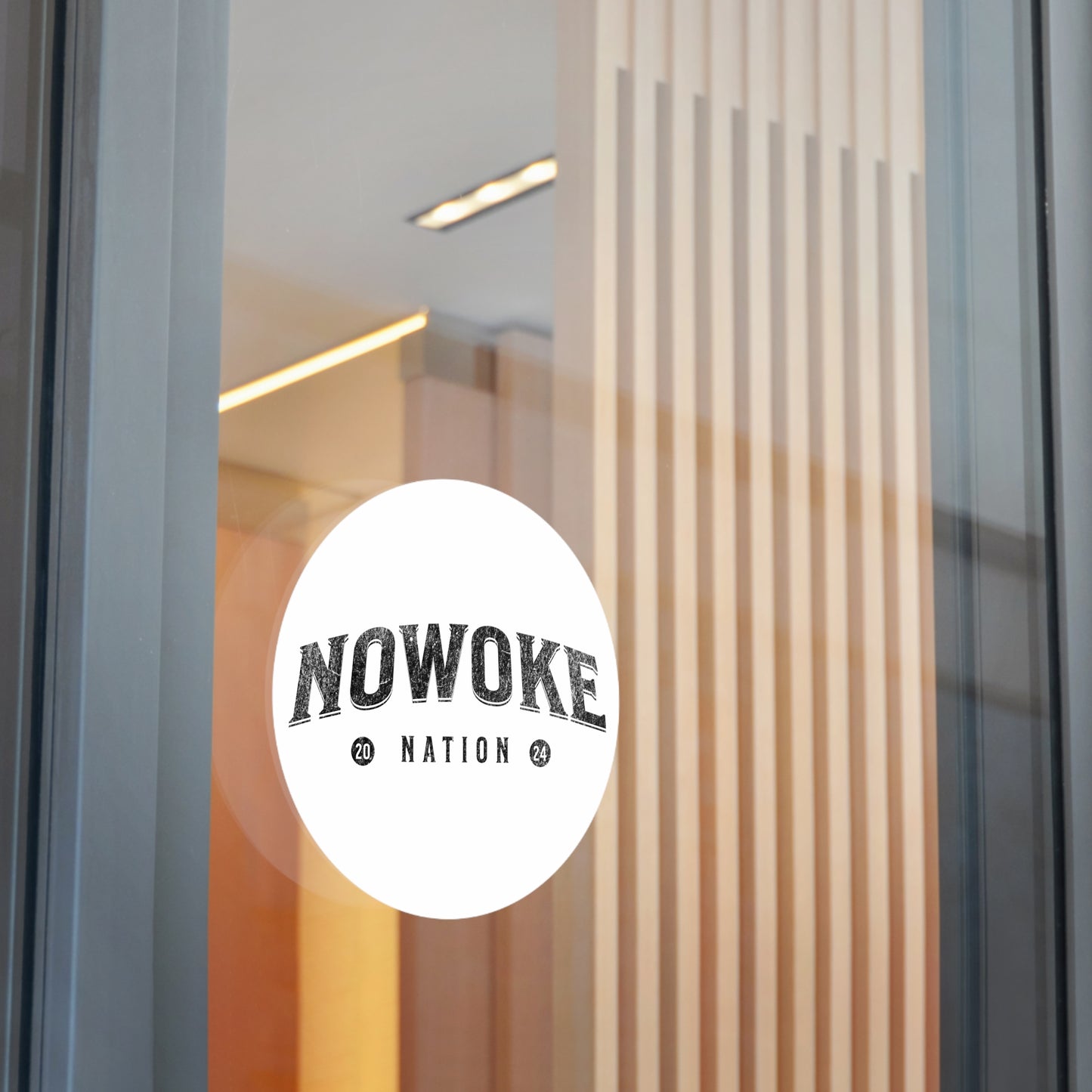 Nowoke Nation Round Vinyl Stickers