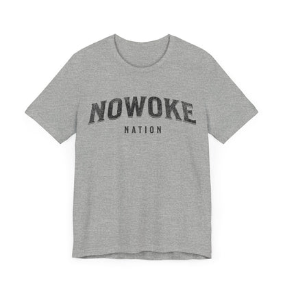 NoWoke Tshirt Alt Unisex Jersey Short Sleeve Tee