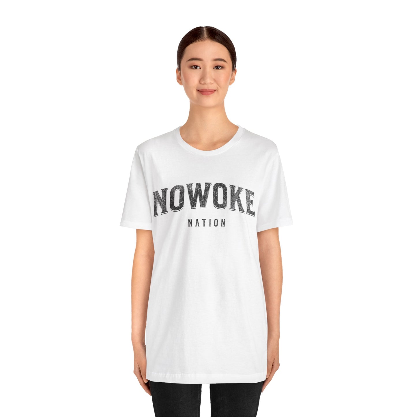 NoWoke Tshirt Alt Unisex Jersey Short Sleeve Tee