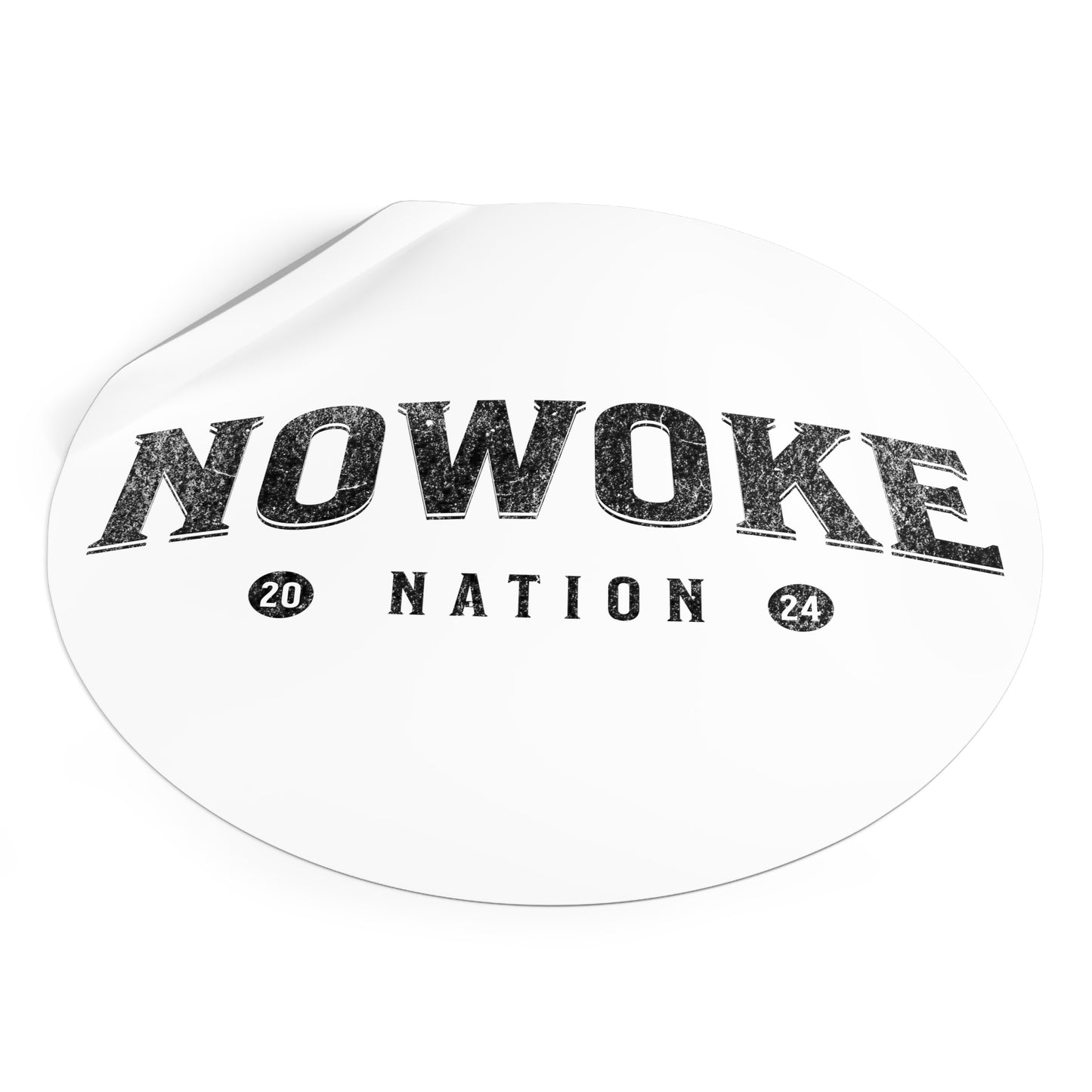 Nowoke Nation Round Vinyl Stickers