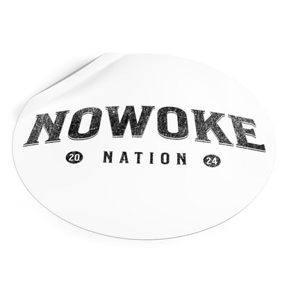 Nowoke Nation Round Vinyl Stickers