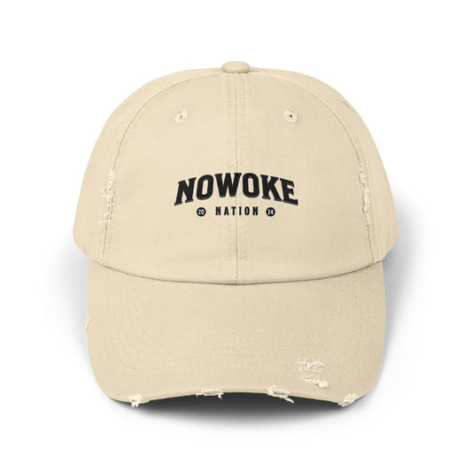 Nowoke Nation Unisex Distressed Cap