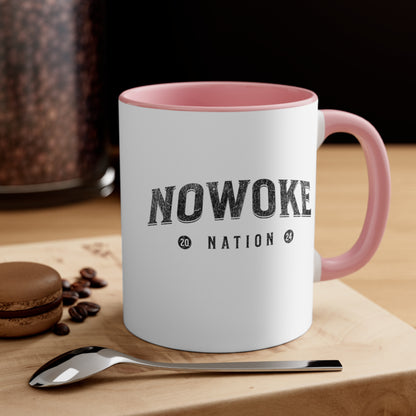 NoWoke Nation Accent Coffee Mug, 11oz