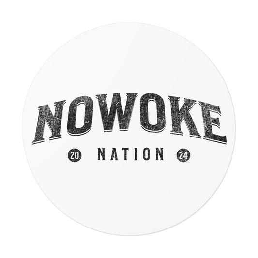 Nowoke Nation Round Vinyl Stickers