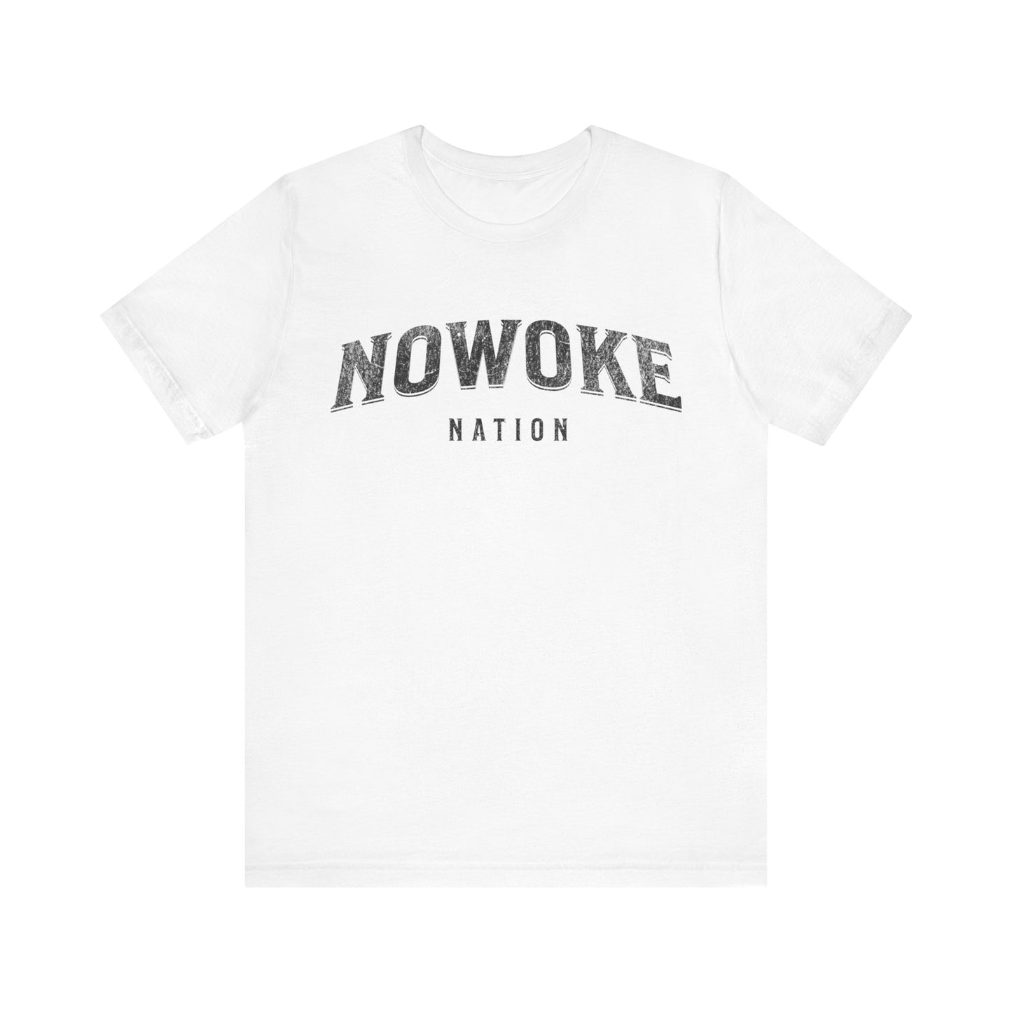 NoWoke Tshirt Alt Unisex Jersey Short Sleeve Tee