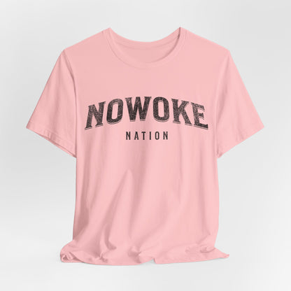 NoWoke Tshirt Alt Unisex Jersey Short Sleeve Tee