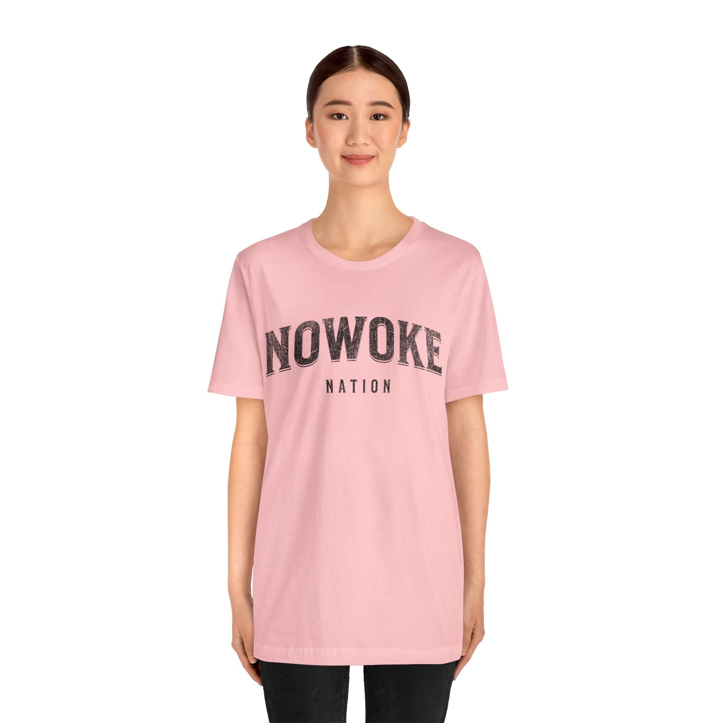 NoWoke Tshirt Alt Unisex Jersey Short Sleeve Tee