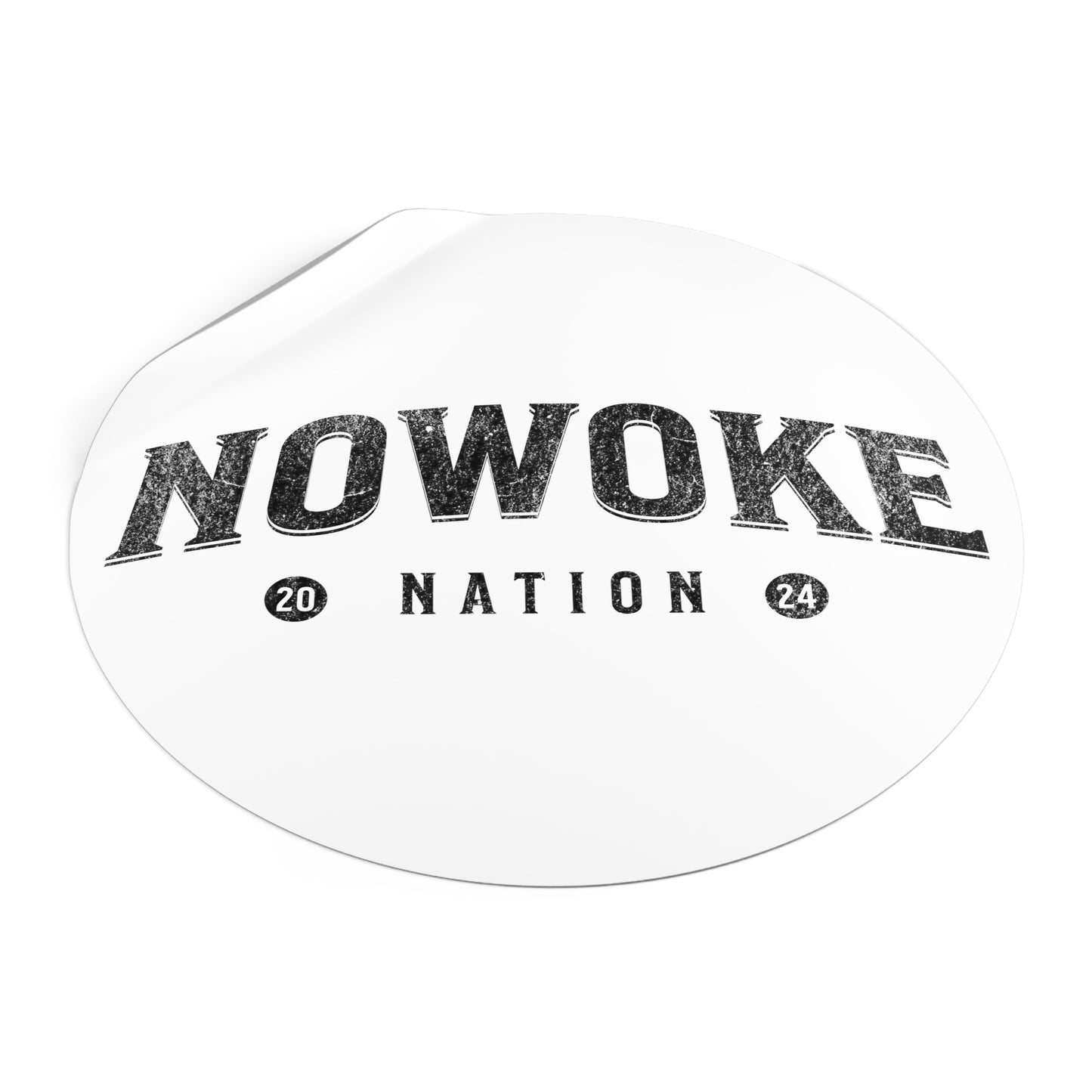 Nowoke Nation Round Vinyl Stickers