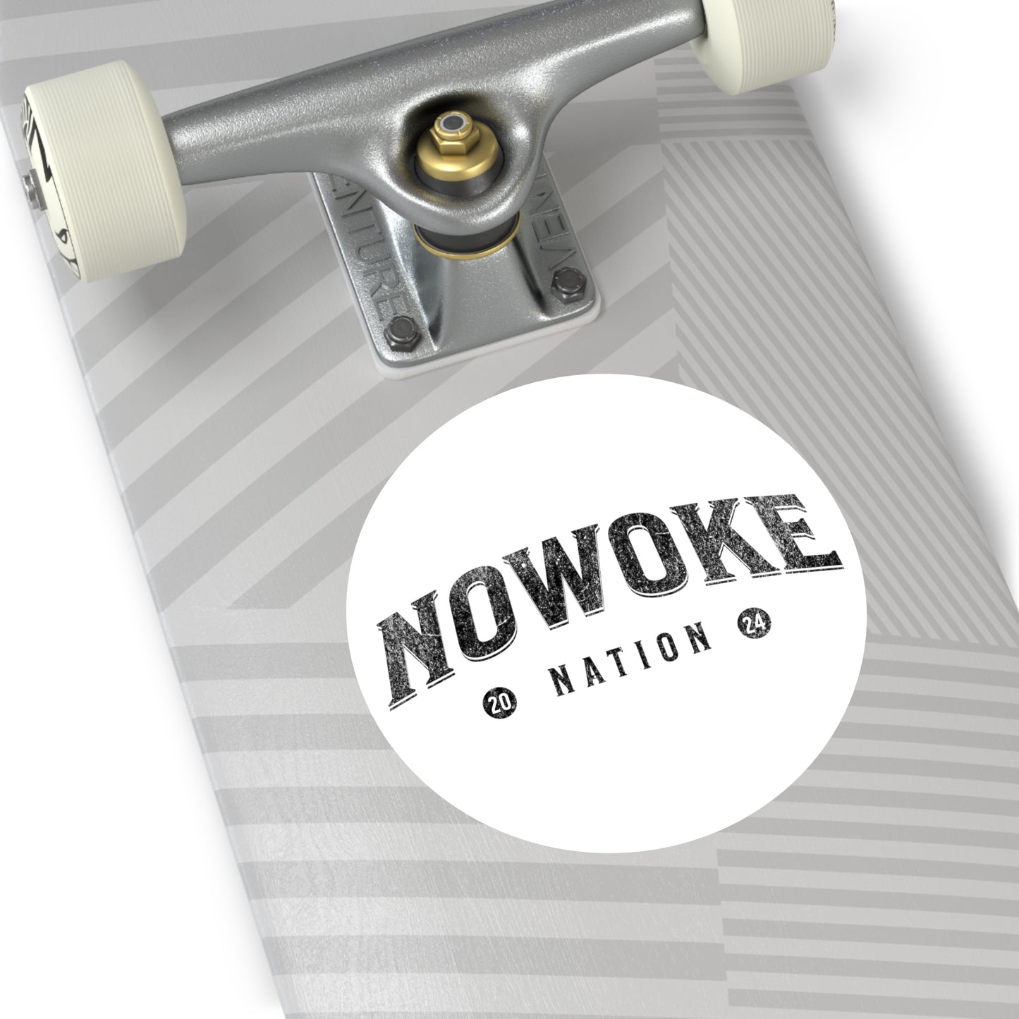 Nowoke Nation Round Vinyl Stickers