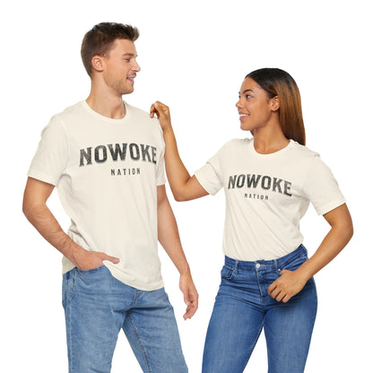 NoWoke Tshirt Alt Unisex Jersey Short Sleeve Tee